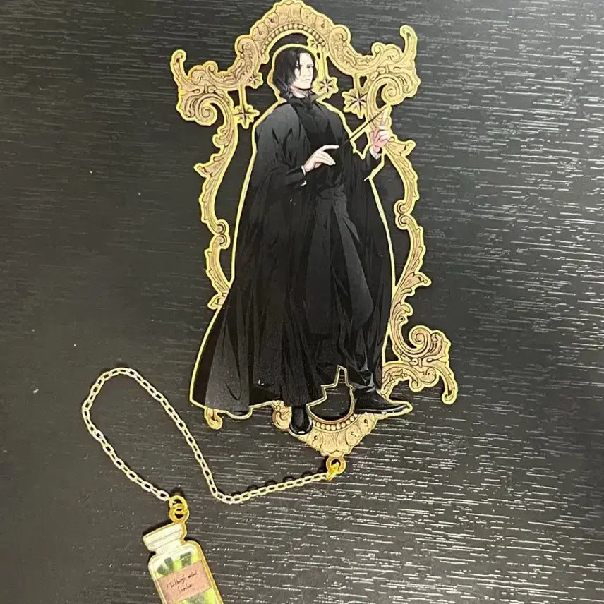 [BUNJANG] Harry Potter Severus Snape Gilded Bookmark / [판매] 해리포터 세베루스 스네이프 금장 북마크 책갈피