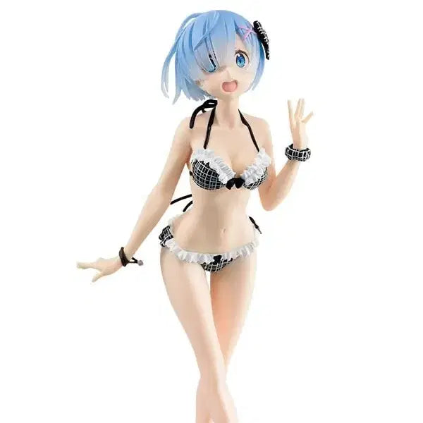[BUNJANG] Re:Zero Ram EXQ Bikini Student Crystal Dress Figure (Sealed) / 미개봉 렘 피규어 분철 EXQ, 비키니, 학생, 크리스탈 돌