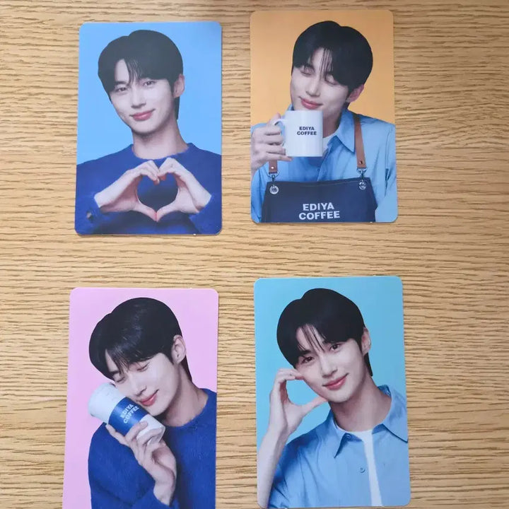 [BUNJANG] Byeon Woo-seok Vera Ediya Photocard Poster Set / 변우석 이디야 포카 포토카드