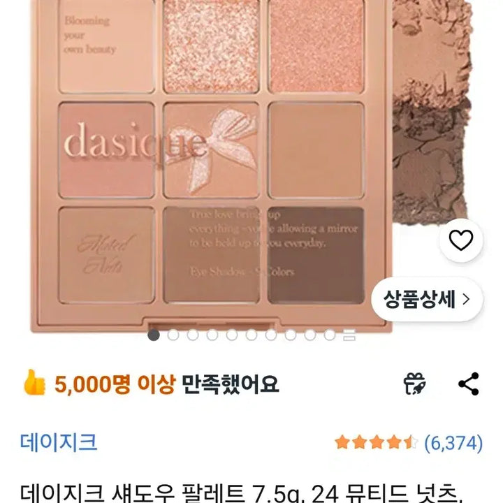 [BUNJANG] Dasique Shadow Palette 24 Muted Nuts (2-Piece Set) / 데이지크 섀도우 팔레트 24 뮤티드 넛츠*2개
