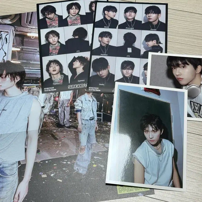 [BUNJANG] BOYNEXTDOOR No.z Fiasco! Collection Yunhak, Jaehyun, Sungho Postcard Sticker Set / (일괄) 보넥도 보이넥스트도어 노장르 운학 재현 성호 엽서 스티커하우
