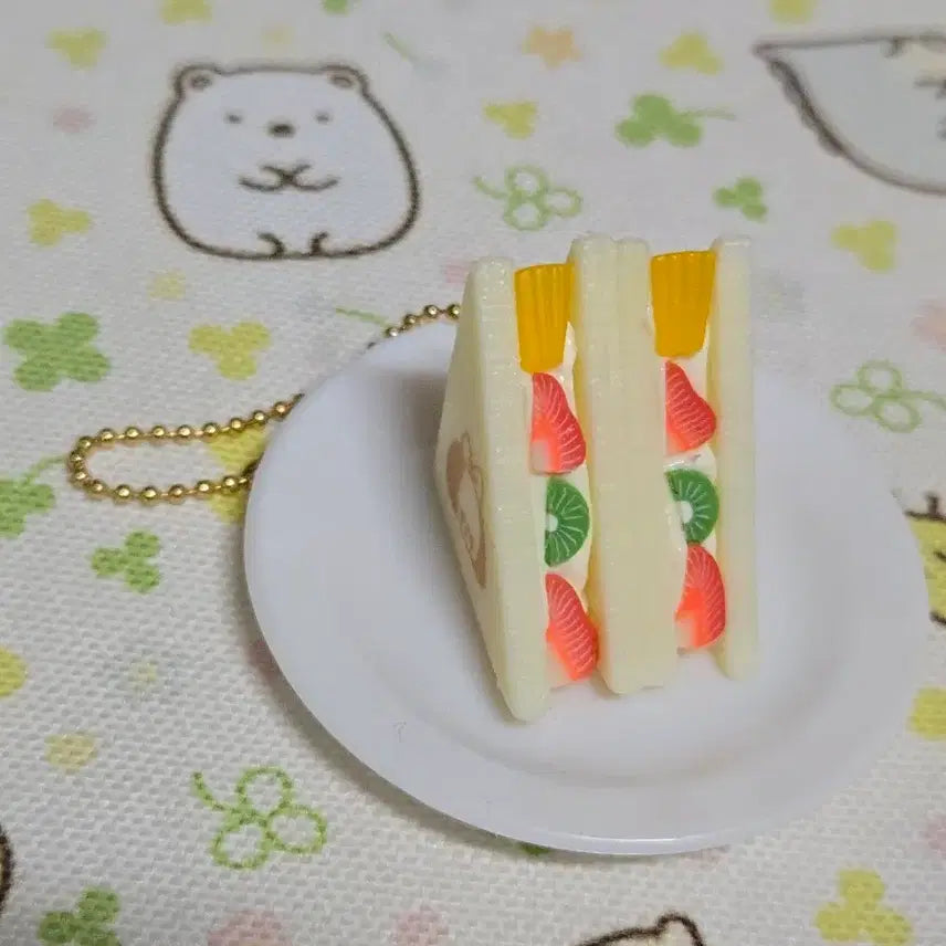 [BUNJANG] Ochame Friends Cafe Dessert Set Miniature Sandwich / 오챠메 프렌즈 카페 디저트 세트 미니어쳐 가챠 샌드위치