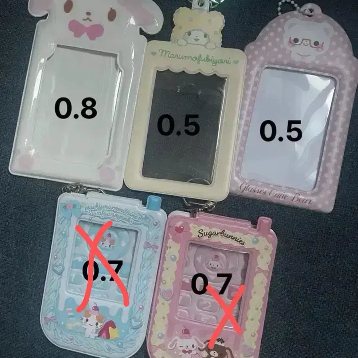 [BUNJANG] Sanrio Sugar Bunnies Marshmallow Y2K Whipping Deco Holder / 산리오 포카홀더 슈가바니즈 슈가버니즈 마슈마로 Y2K 휘핑 데코 케이스