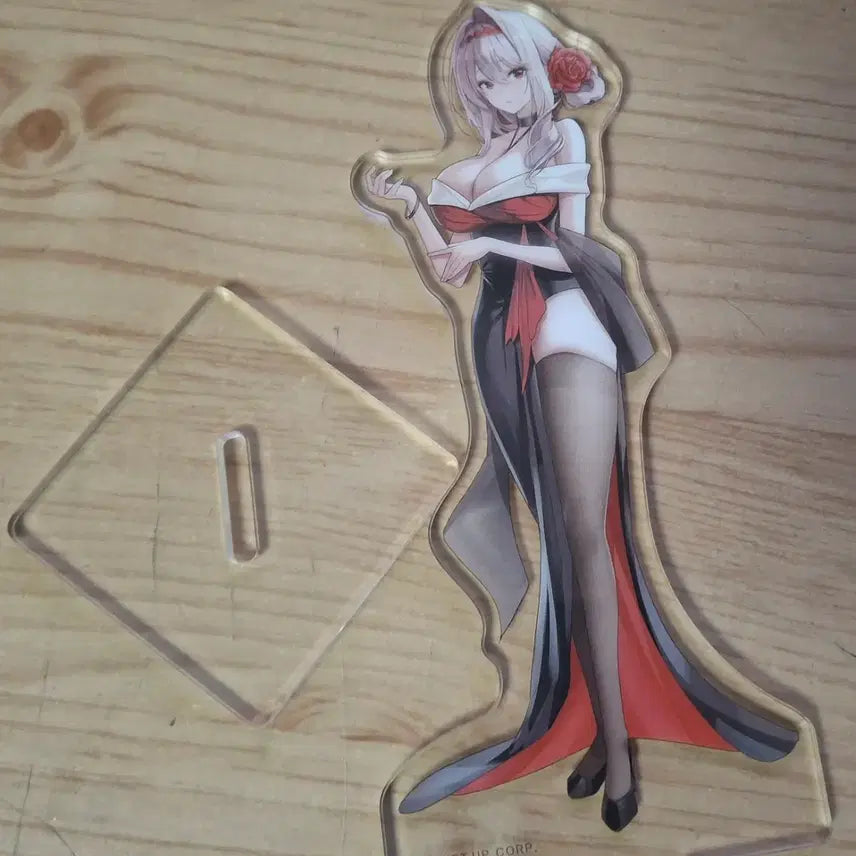 [BUNJANG] Nier: Automata Black Lily Acrylic Stand / 니케 쿠지 흑련 아크릴 스탠드