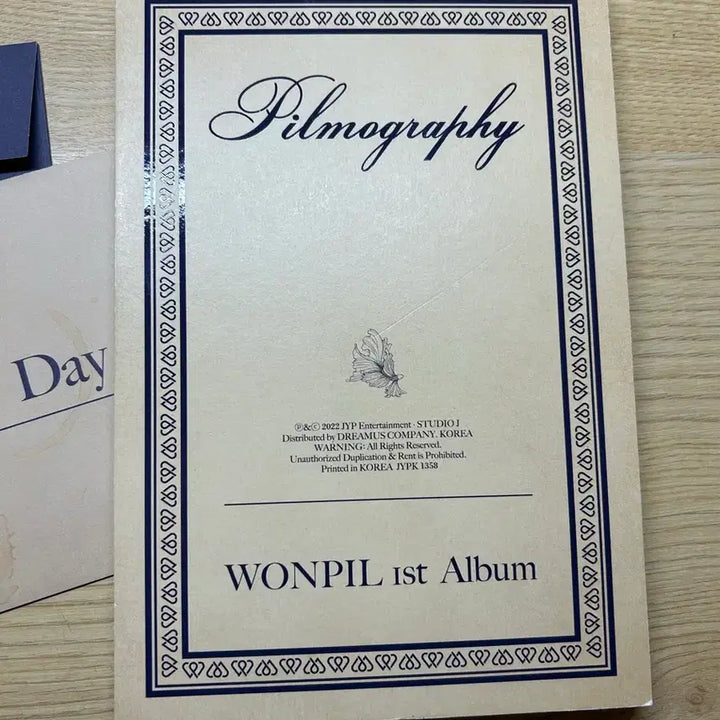 [BUNJANG] DAY6 Wonpil Solo Album (Filmmography) - Complete Set (Excluding Photocards &amp; Bookmark) / 필모그래피