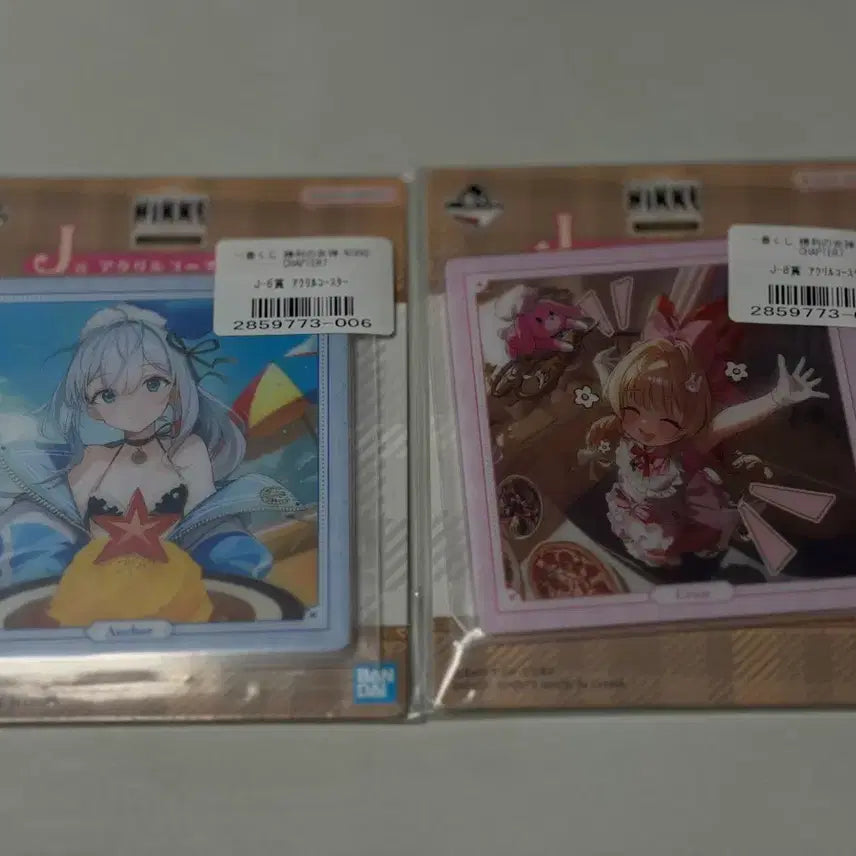 [BUNJANG] Nikke Chapter 7 J Prize Acrylic Coaster Set / 제일복권 니케 챕터7 J상 아크릴 코스터 2종 일괄