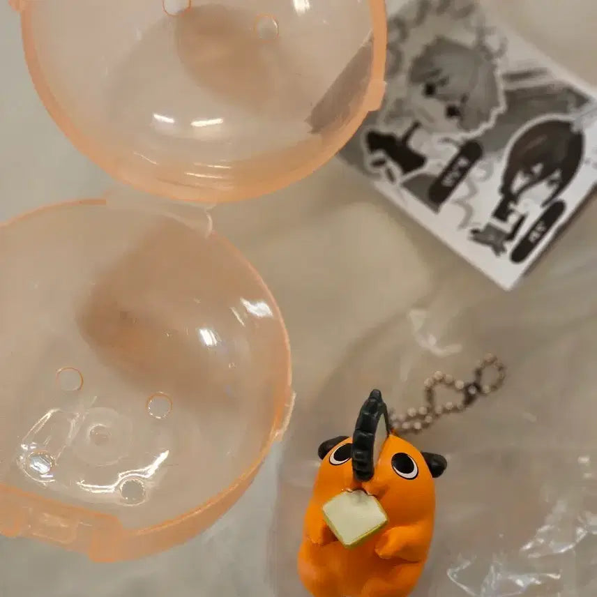 [BUNJANG] Chainsaw Man Pochita &amp; Reze Arc Depo-Fig Keychain Gacha (Sealed) / (미개봉) 체인소맨 레제편 데포피그 키링가챠 포치타