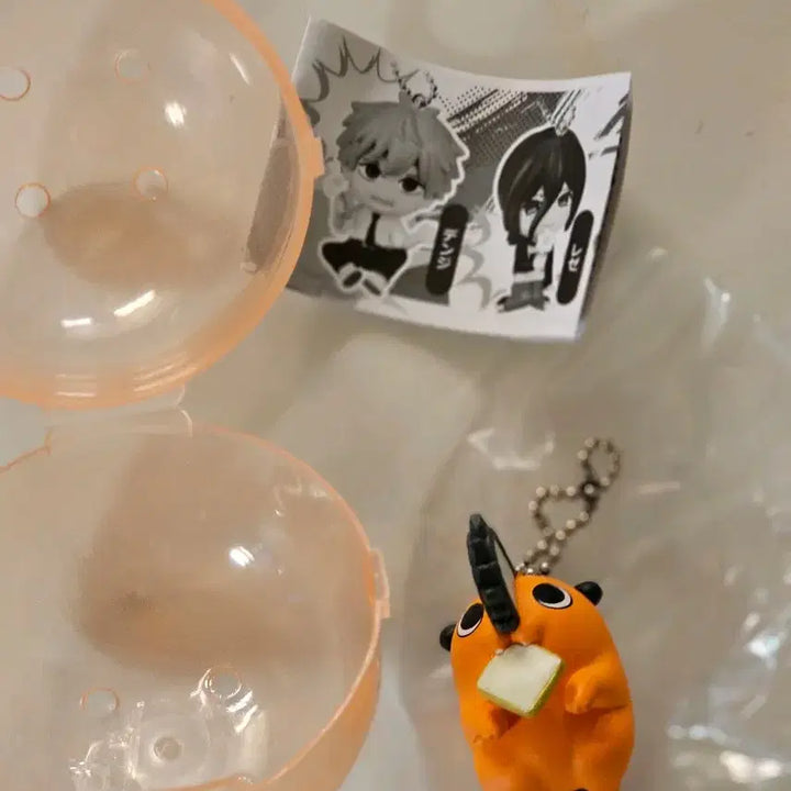 [BUNJANG] Chainsaw Man Pochita &amp; Reze Arc Depo-Fig Keychain Gacha (Sealed) / (미개봉) 체인소맨 레제편 데포피그 키링가챠 포치타