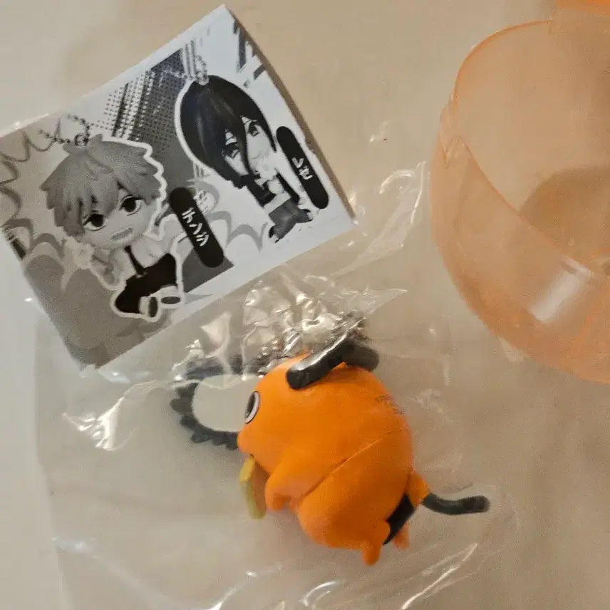 [BUNJANG] Chainsaw Man Pochita &amp; Reze Arc Depo-Fig Keychain Gacha (Sealed) / (미개봉) 체인소맨 레제편 데포피그 키링가챠 포치타