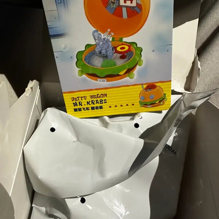[SOLD OUT] 팝마트 스폰지밥 크래비 패티 베스트셀러 시리즈 집게사장