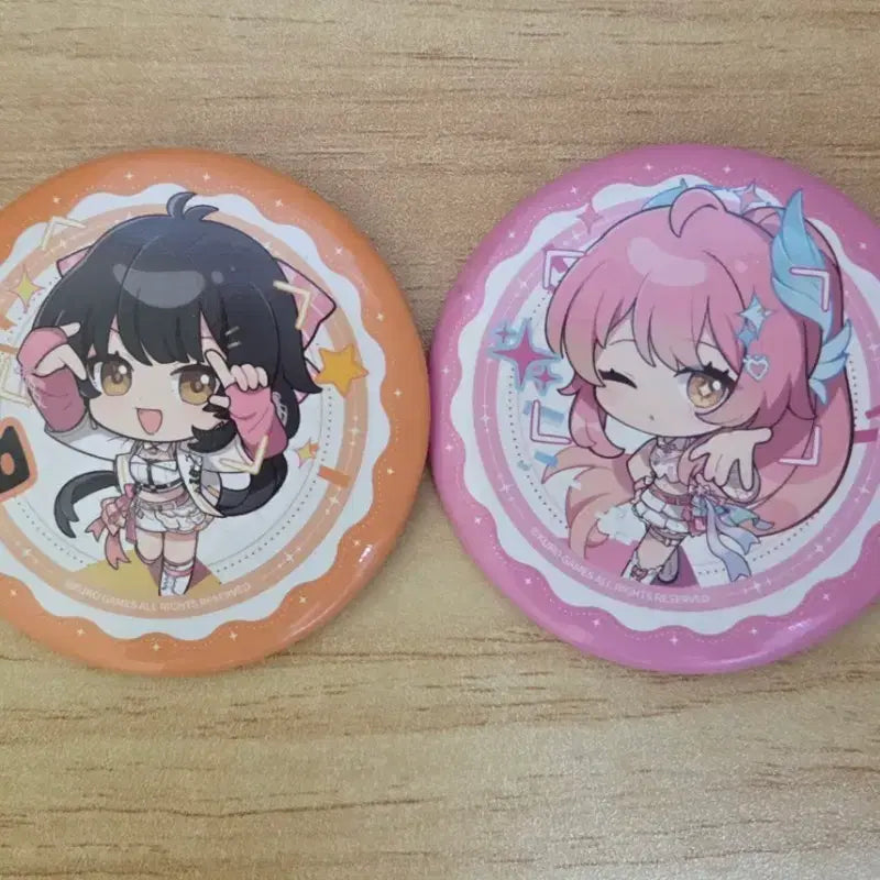 [BUNJANG] Dingjo Can Badge Set - Myojo SD Wanderer &amp; Ames / 띵조 캔뱃지 명조 SD 방랑자 에이메스