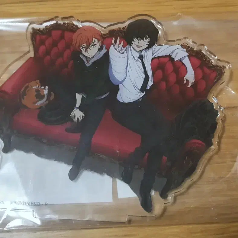 [BUNJANG] Bungo Stray Dogs Dazai Chuuya 15th Anniversary Acrylic Stand, Mochi, Card Set / 문스독 다자이 츄야 15세 아크릴 스탠드 모찌 책 파샤 한정굿즈 판매