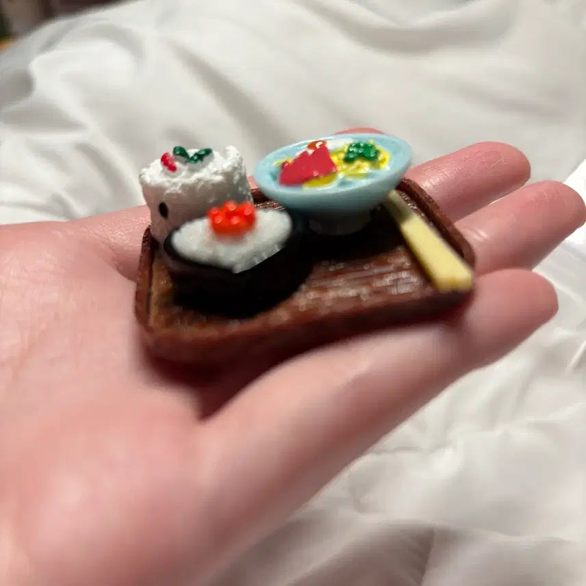 [BUNJANG] Japanese Miniature Food Set Sushi &amp; Ramen Bento Box / 일본 미니어처 음식 세트 초밥 도시락