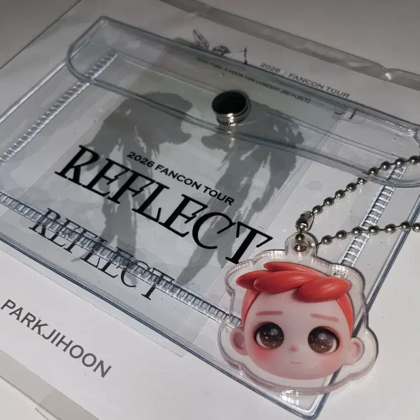 [BUNJANG] Park Ji Hoon Fancon Pouch &amp; Keyring Set (Excluding Photocard) / (포카제외) 박지훈 팬콘 파우치 세트