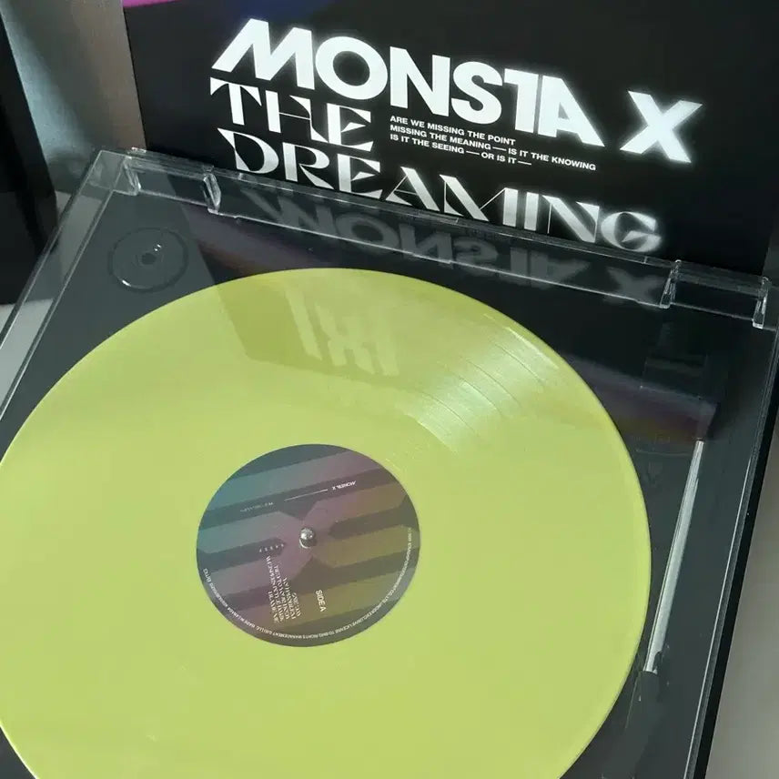 [BUNJANG] Monsta X The Dreaming Yellow Vinyl LP / 몬스타엑스 더드리밍 엘피 바이닐 양도 몬엑 lp vinyl