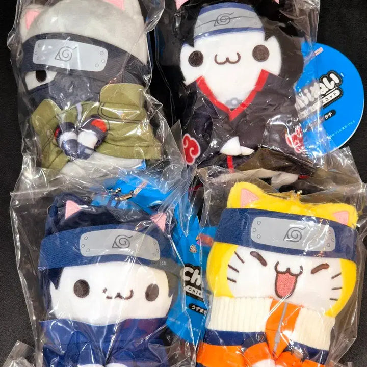 [BUNJANG] Megahouse Chibi Nui Naruto, Sasuke, Itachi, Kakashi Plush Dolls / (새상품 현물) 나루토 메가캣 치비누이 나루토 사스케 이타치 카카시