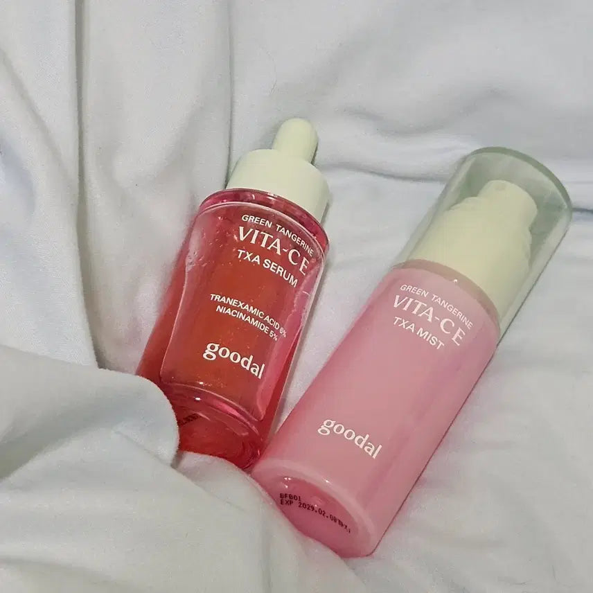 [BUNJANG] Goodal Cheonggyul Vita C E TXA Serum + TXA Mist Set / 구달 청귤 비타C E TXA 세럼 + TXA 미스트 50m