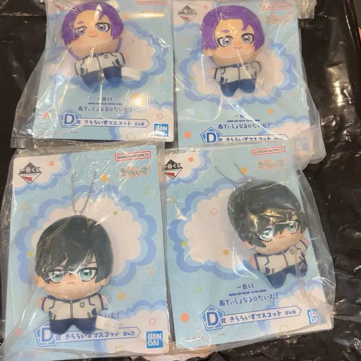 [BUNJANG] Blue Lock Ichiban Kuji Kira Rise Mascot Bundle Set / 일괄) 블루록 쿠지 D상 인형 린, 레오