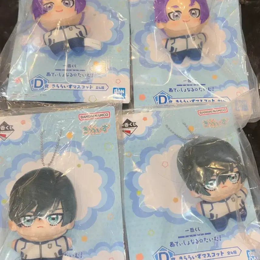 [BUNJANG] Blue Lock Ichiban Kuji Kira Rise Mascot Bundle Set / 일괄) 블루록 쿠지 D상 인형 린, 레오