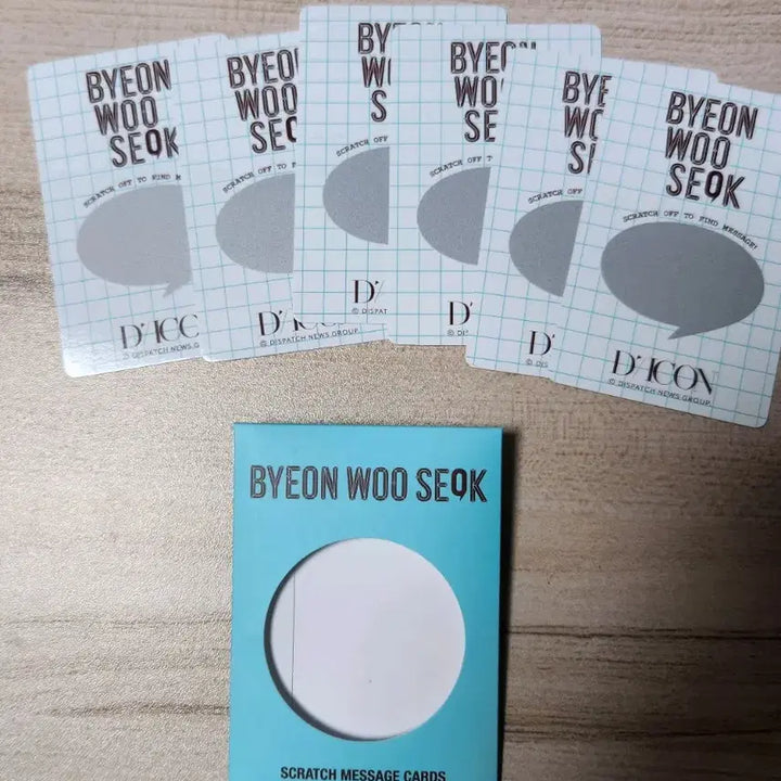 [BUNJANG] Byun Woo Seok Dicon Scratch Message Photocard / 변우석 디아이콘 스크래치메세지포토카드