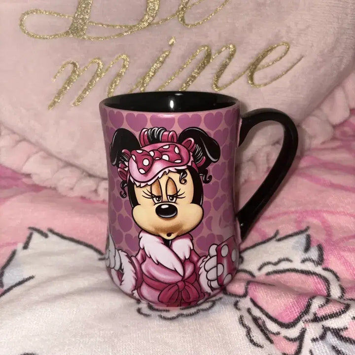 [BUNJANG] Disney Classic Minnie Mouse Pink Mug / 일주일만할인)디즈니 고전 미니마우스 머그컵 방꾸 갸루 방꾸 핑크 머그컵