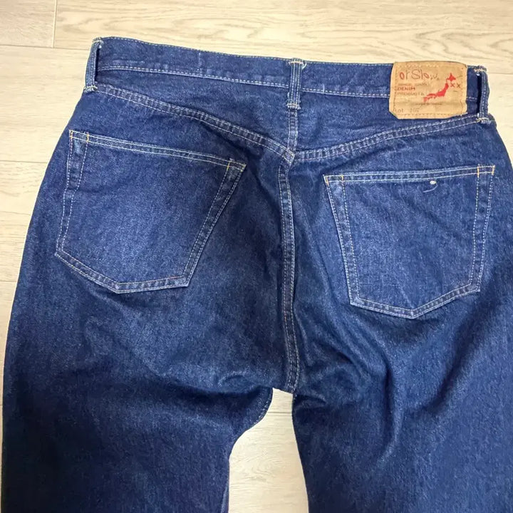 [BUNJANG] OrSlow 105 One Wash Selvedge Denim Jeans / 오어슬로우 105 원워시 셀비지 데님 청바지 3(L)