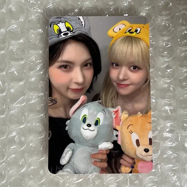[BUNJANG] Nmixx Blue Valentine Apple Music Lucky Draw Tom &amp; Jerry Photocard Lily / 엔믹스 블루발렌타인 애플뮤직 럭드 럭키드로우 톰과제리 포카 nmixx