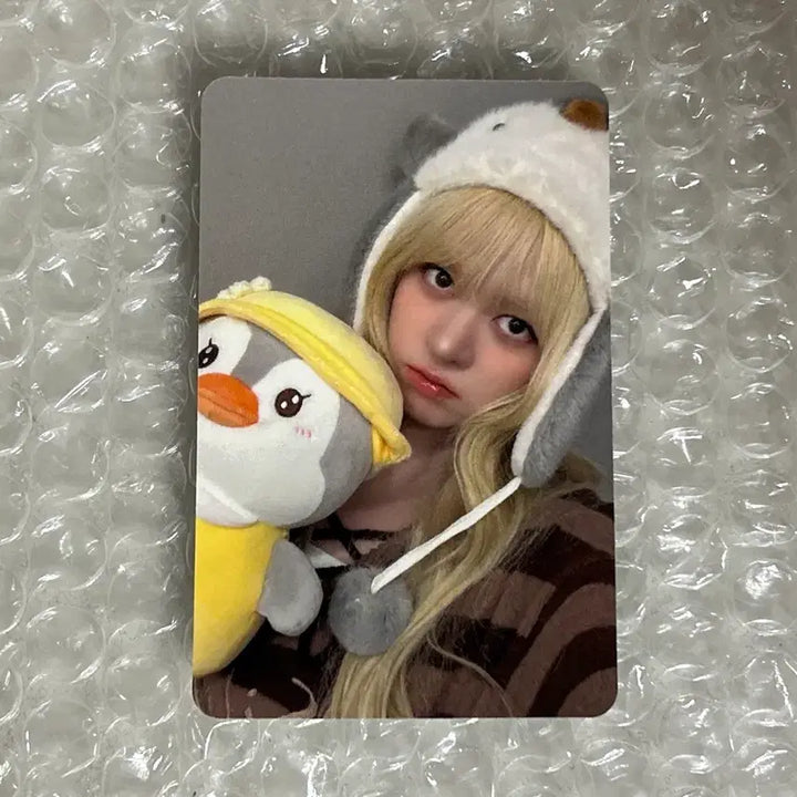 [BUNJANG] NMIXX Lily Blue Valentine Apple Music Lucky Draw Photocard / 엔믹스 블루발렌타인 애플뮤직 럭드 럭키드로우 릴리 포카 펭귄 nmixx
