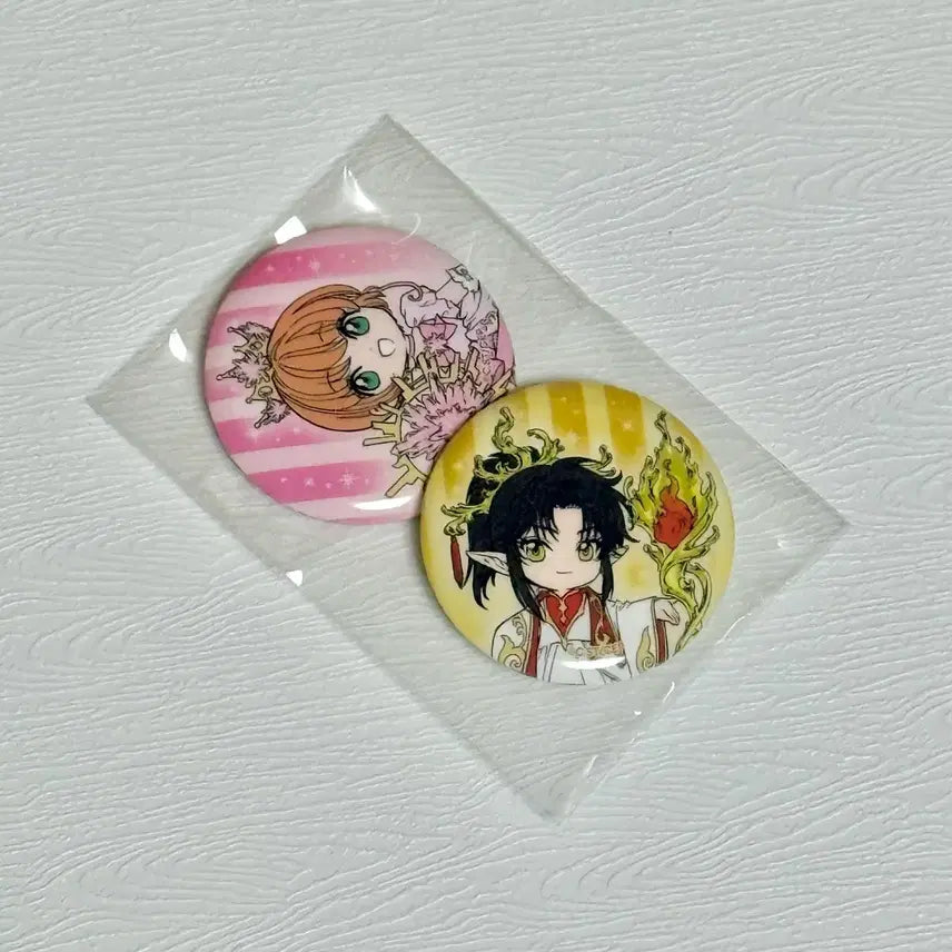 [BUNJANG] CLAMP Special Edition Sakura &amp; Ashura Can Badge / 클램프 특전 캔뱃지 사쿠라 &amp; 아수라