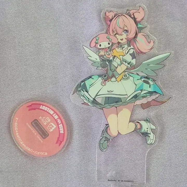 [BUNJANG] Zenless Zone Zero Sanrio Gigo Aria Acrylic Stand / 젠레스존제로 산리오 gigo 엔젤디 아리아 아크릴스탠드