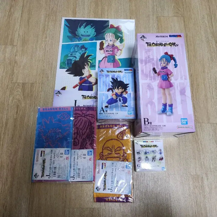 [BUNJANG] Dragon Ball Ichiban Kuji Chronicle A+B Son Goku &amp; Bulma Bundle Set (Sealed) / 미개봉 일괄)제일복권 드래곤볼 클로니클 A+B 오공 부르마