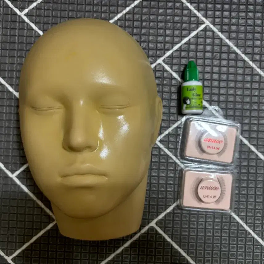 [BUNJANG] Eyelash Extension Mannequin Head Set / 속눈썹 연장 마네킹 헤드 세트