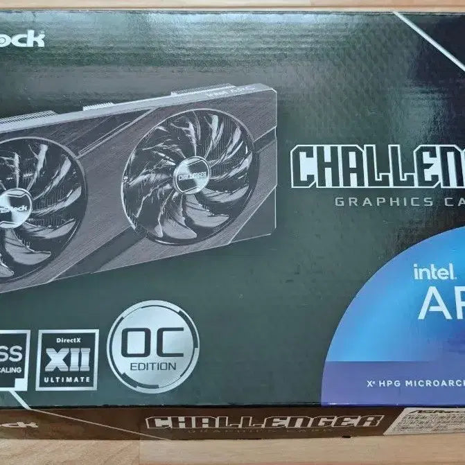 [BUNJANG] Intel ARC A770 ASRock Challenger 16GB Graphics Card / 인텔 ARC A770 ASROCK 챌린저 16GB