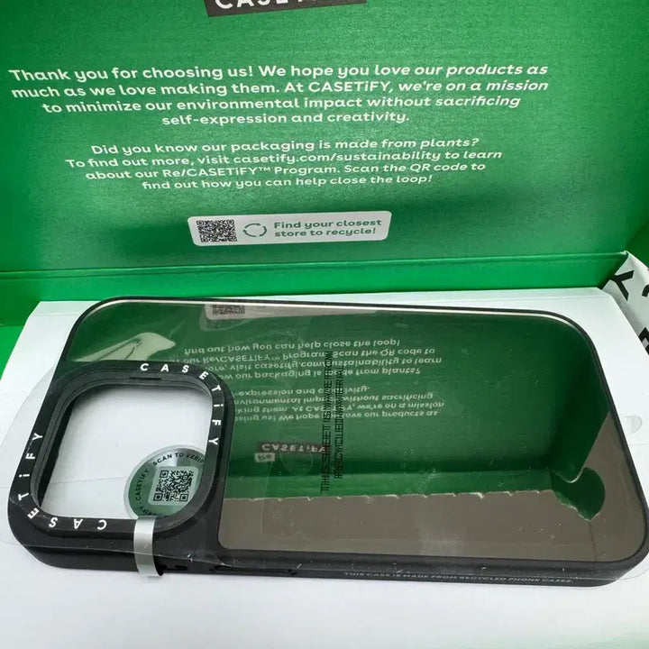 [BUNJANG] CASETiFY Mirror Ring Stand Case iPhone 15 Pro / (새제품) 15 프로 케이스티파이 미러 링스탠드 케이스 미러케이스