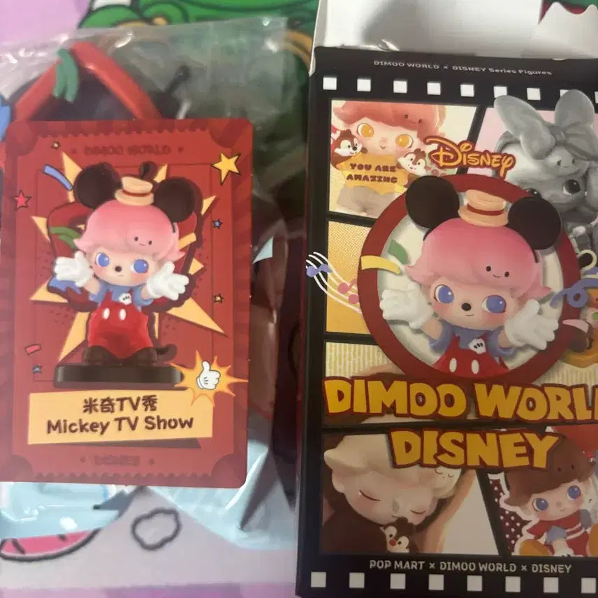 [BUNJANG] Pop Mart Dimoo World x Disney Series Mickey TV Show Figure / 정가이하) 팝마트 디무월드X디즈니 시리즈