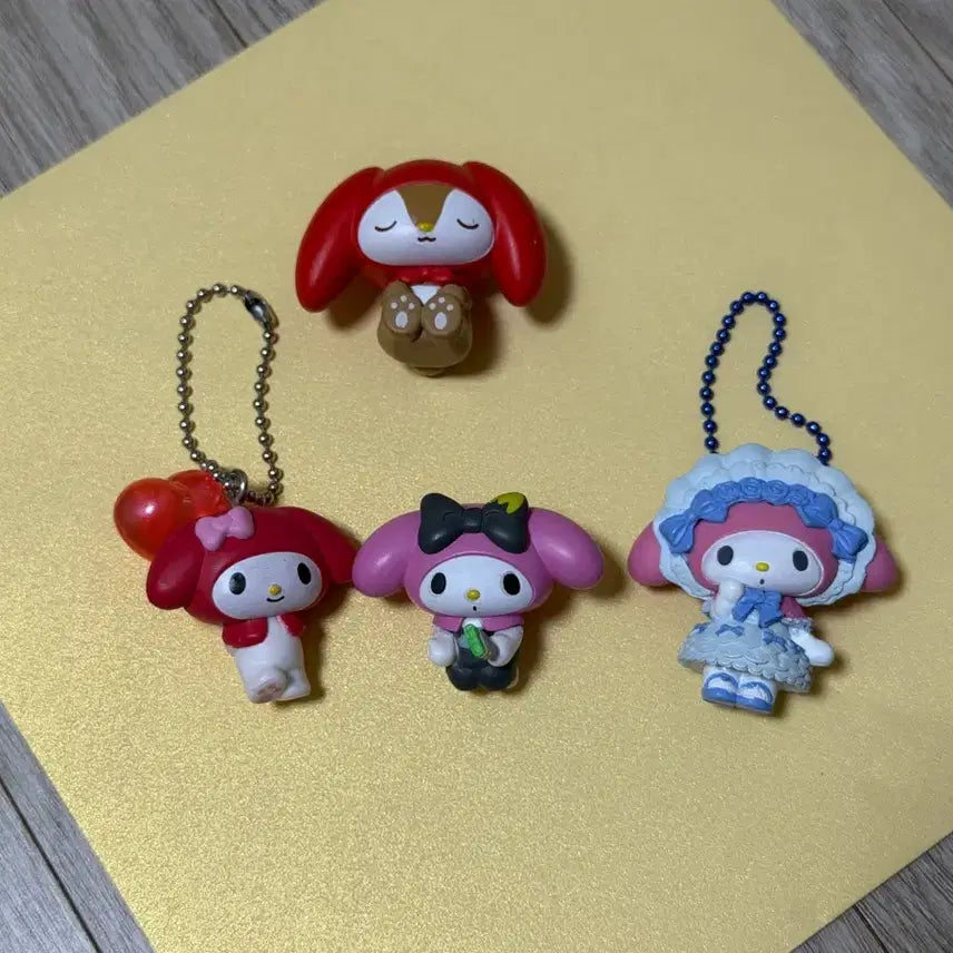 [BUNJANG] Sanrio My Melody Gacha Keyring Bundle Set / 산리오 마이멜로디 가챠 키링 일괄