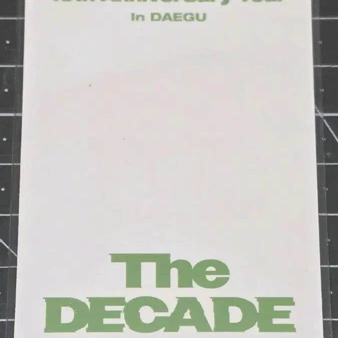 [BUNJANG] DAY6 Sungjin The DACDE Concert Daegu Photocard / DAY6 성진 데케이드 대구 입장 포카