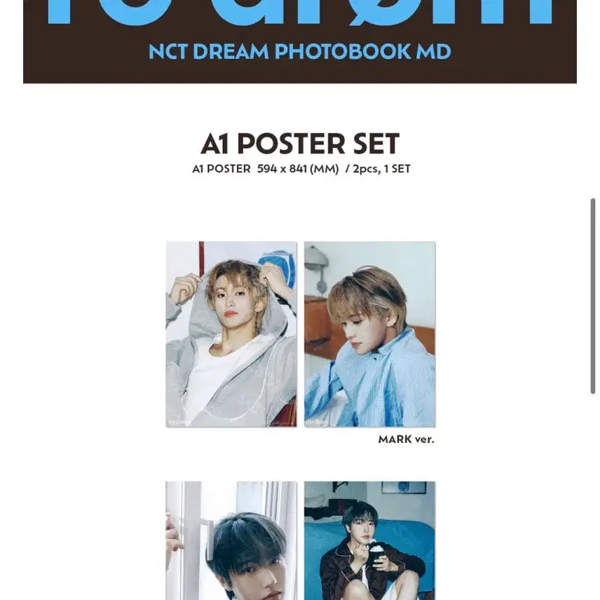 [BUNJANG] NCT DREAM Renjun A1 Poster Set / NCT DREAM 런쥔 포스터