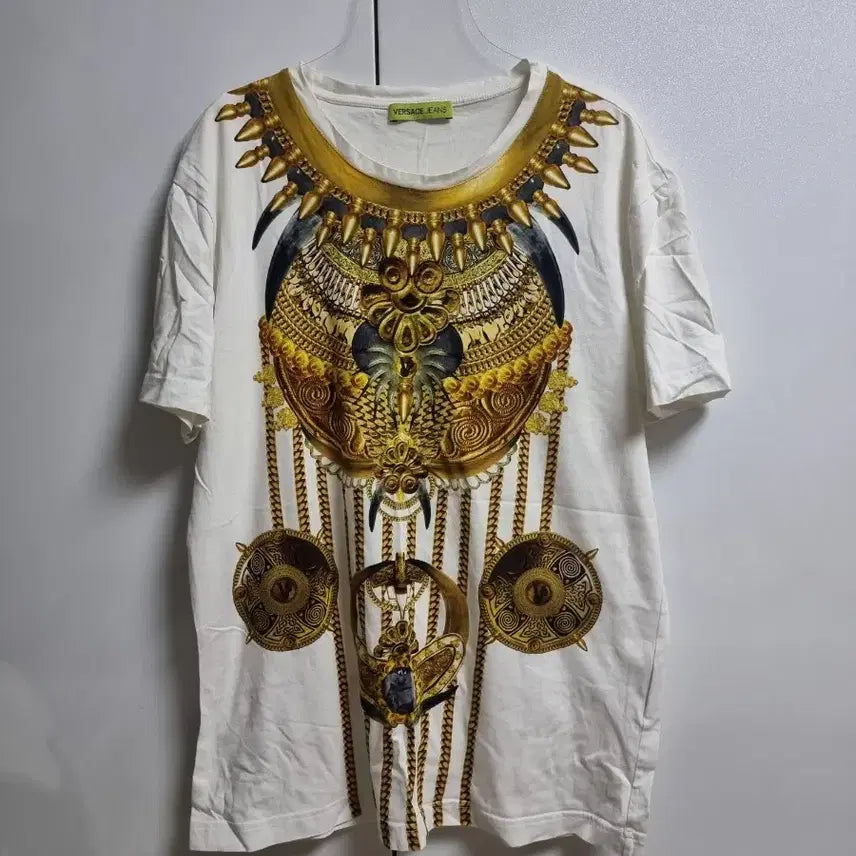 [BUNJANG] Versace Baroque Print T-Shirt / 베르사체 바로크 문양 티셔츠