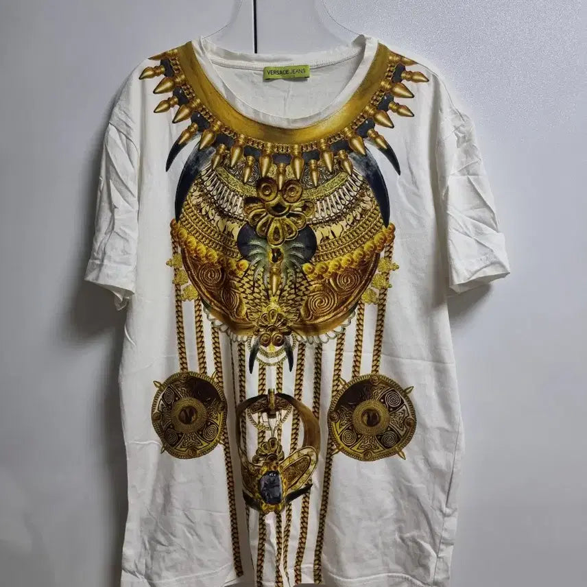 [BUNJANG] Versace Baroque Print T-Shirt / 베르사체 바로크 문양 티셔츠