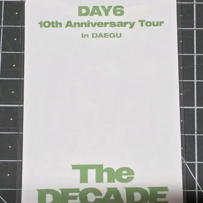 [BUNJANG] DAY6 Young K The Birthday Concert Daegu Photocard / DAY6 영케이 데케이드 대구 입장 포카