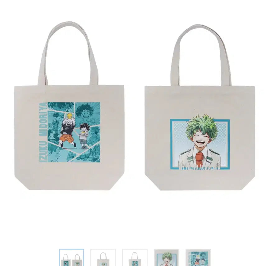 [BUNJANG] My Hero Academia Izuku Midoriya "Deku" Original Art Exhibition Tote Bag / 나히아 원화전 미도리야 데쿠 토트백 히로아카 굿즈