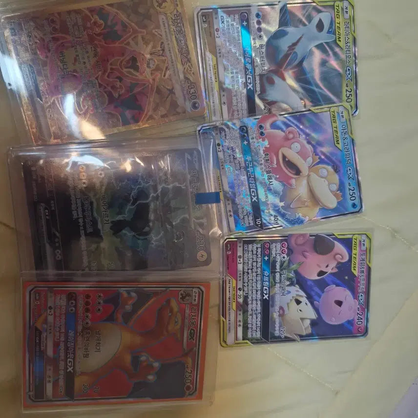 [SOLD OUT] 포켓몬카드 리자몽GX SR,제크로무SAR,리자몽UR