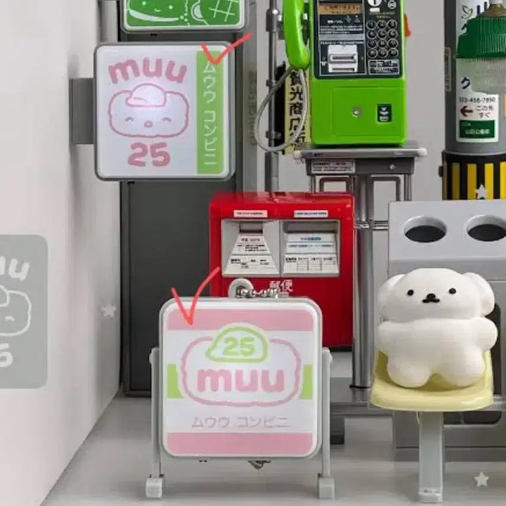 [BUNJANG] Fuka Fuka Studio LED Magnet &amp; Standing Sign Collection / 일괄반값이하)후카후카 스튜디오 간판 LED 마그넷 가챠 리멘트 캡슐토이