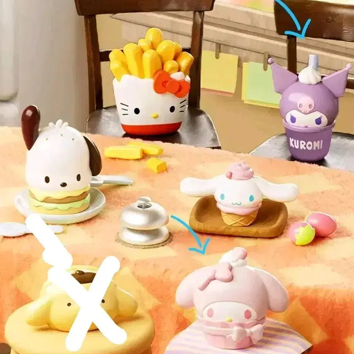 [BUNJANG] Toptoy Sanrio Food Truck Figures - Kuromi / My Melody / 탑토이 산리오 푸드트럭 피규어 - 쿠로미/마이멜로디