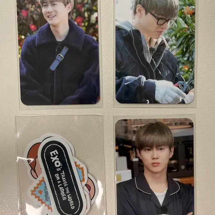 [BUNJANG] EXO Suho EXO-SC Photocard and Sticker Split Set / 엑소 수호 엑사세 포카 및 스티커 분철