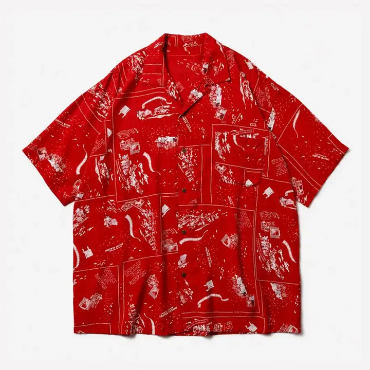 [SOLD OUT] Porter Classic 포터클래식 레드 셔츠