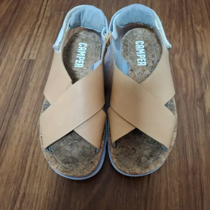 [BUNJANG] Camper Beige Sandals Size 38 / 캠퍼 샌들 베이지 38사이즈