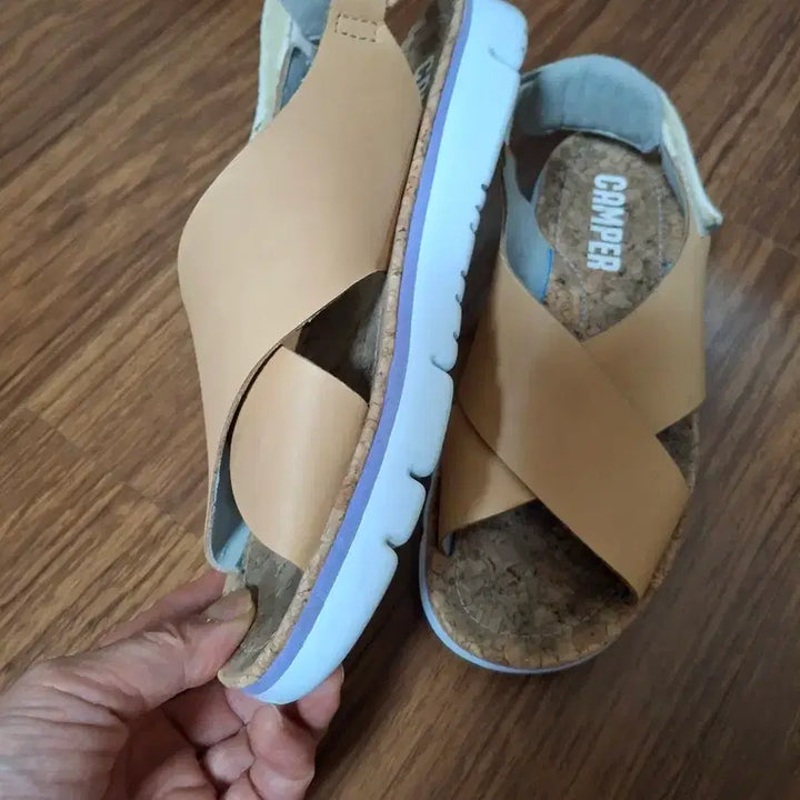 [BUNJANG] Camper Beige Sandals Size 38 / 캠퍼 샌들 베이지 38사이즈