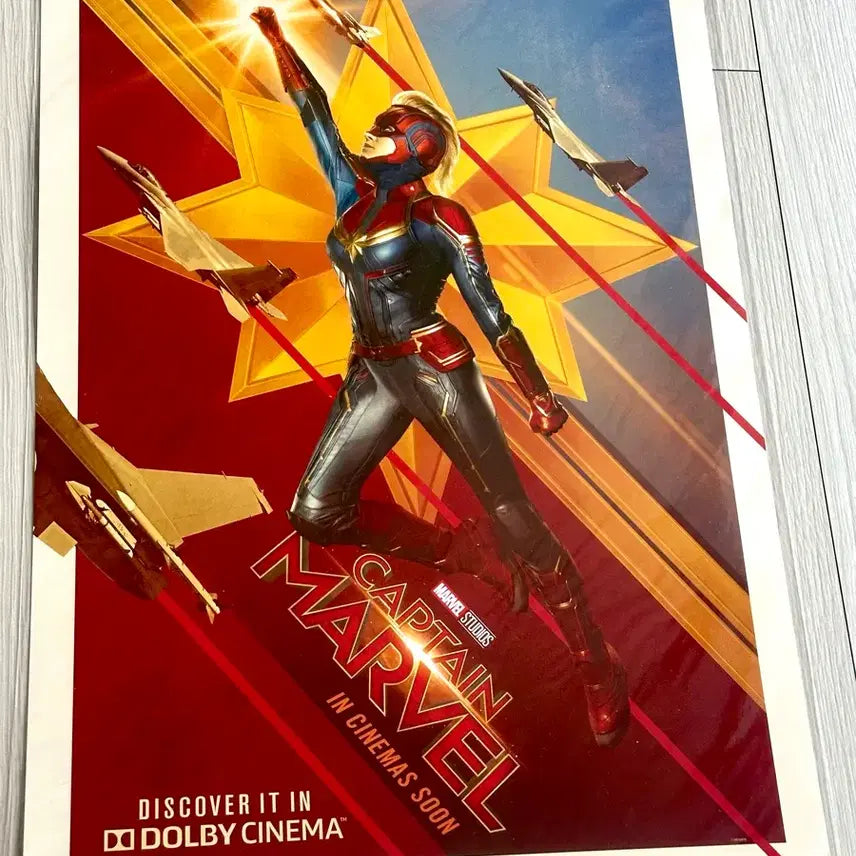 [BUNJANG] Marvel Captain Marvel Dolby Cinema Poster (A3) Limited Edition / [2019초희귀한정판]영화 마블 캡틴마블 돌비시네마 포스터(A3)